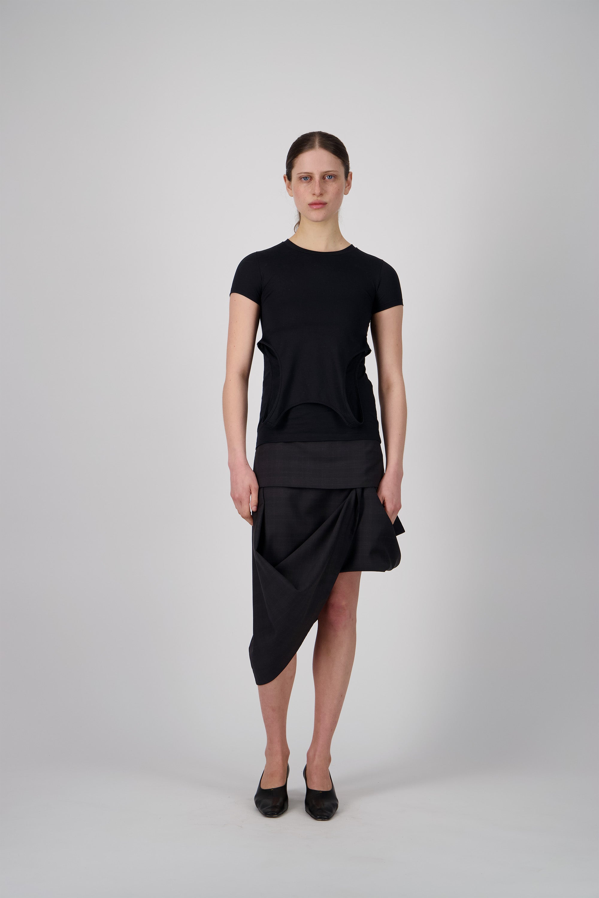 Ajia Top Black